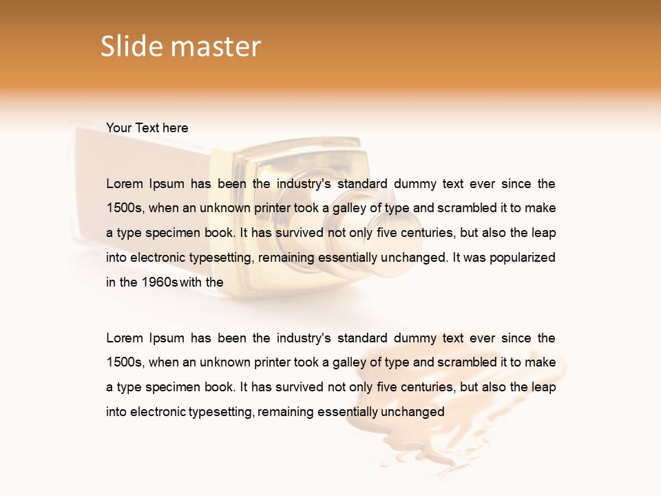 Macro Elegance Closeup PowerPoint Template