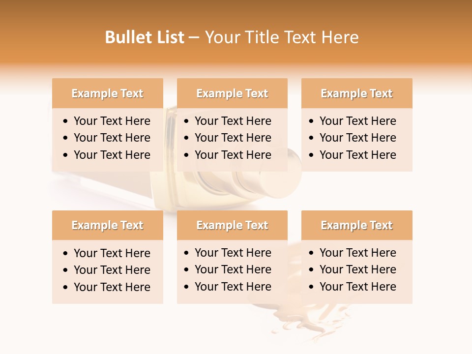 Macro Elegance Closeup PowerPoint Template