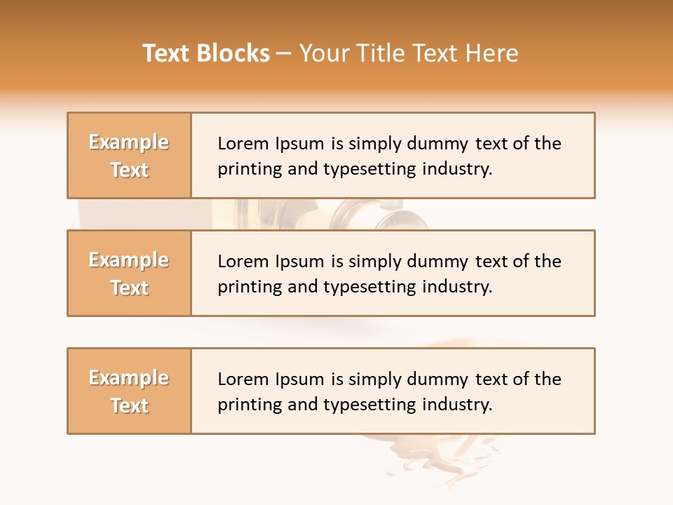 Macro Elegance Closeup PowerPoint Template