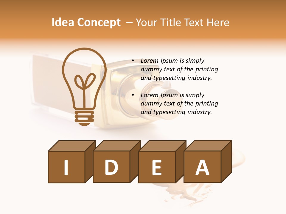 Macro Elegance Closeup PowerPoint Template