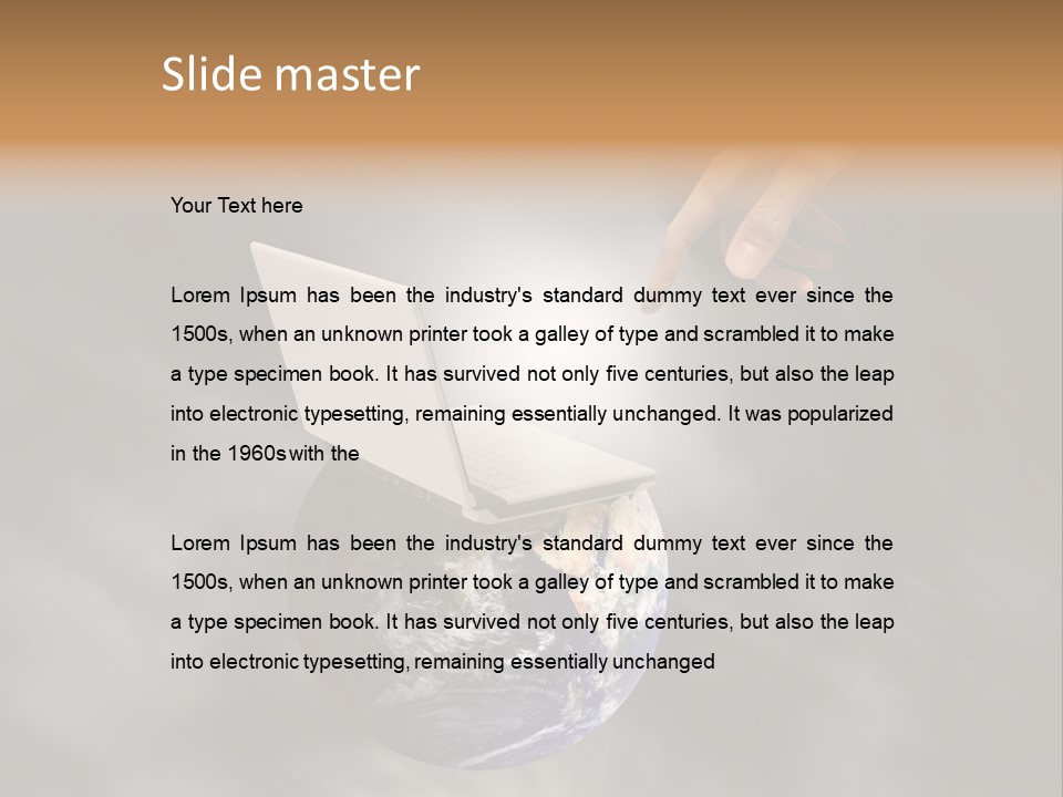 Planet Finance Occupation PowerPoint Template