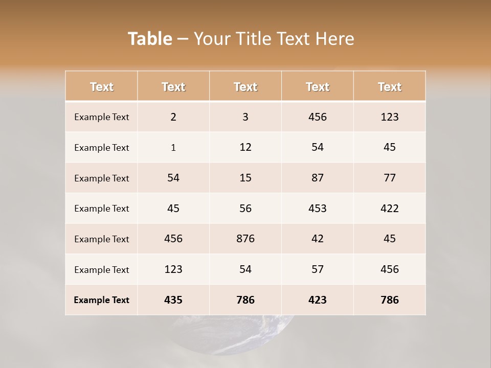 Planet Finance Occupation PowerPoint Template