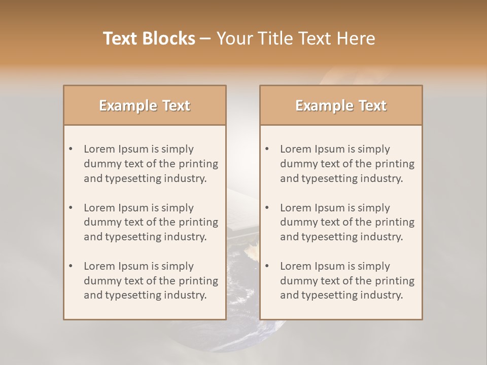 Planet Finance Occupation PowerPoint Template