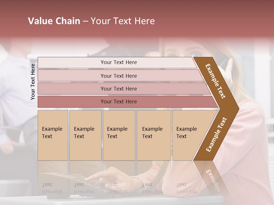 Telephone Armed People PowerPoint Template