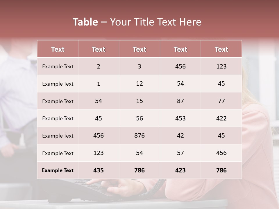 Telephone Armed People PowerPoint Template