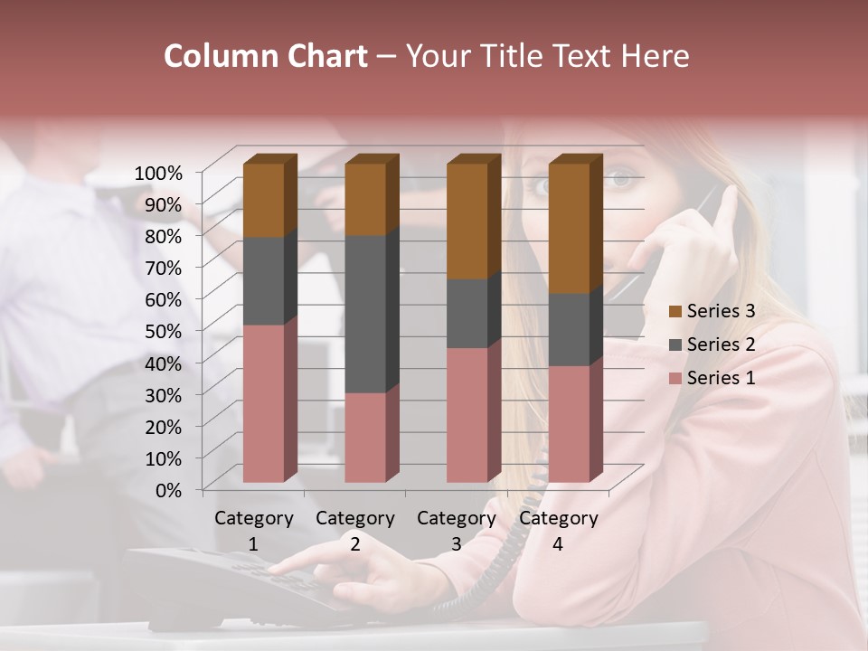 Telephone Armed People PowerPoint Template