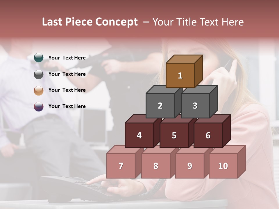 Telephone Armed People PowerPoint Template