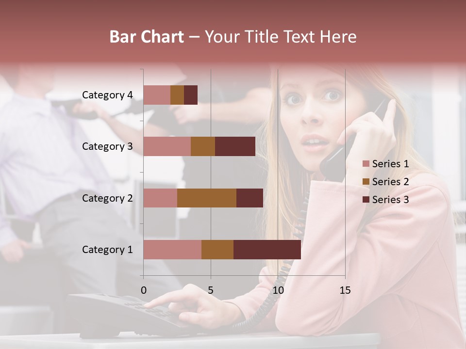 Telephone Armed People PowerPoint Template