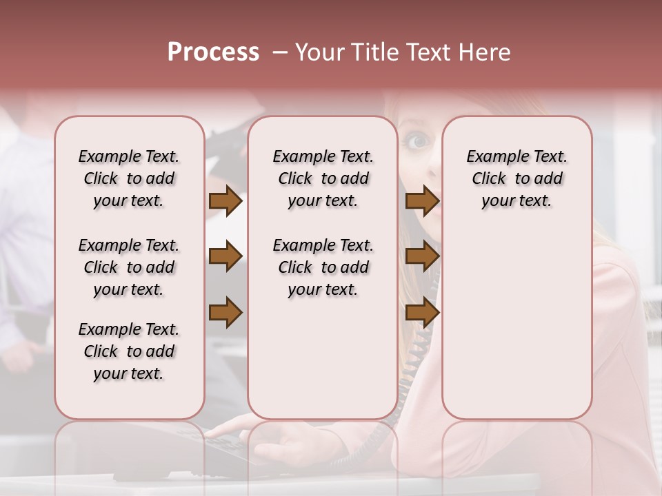 Telephone Armed People PowerPoint Template