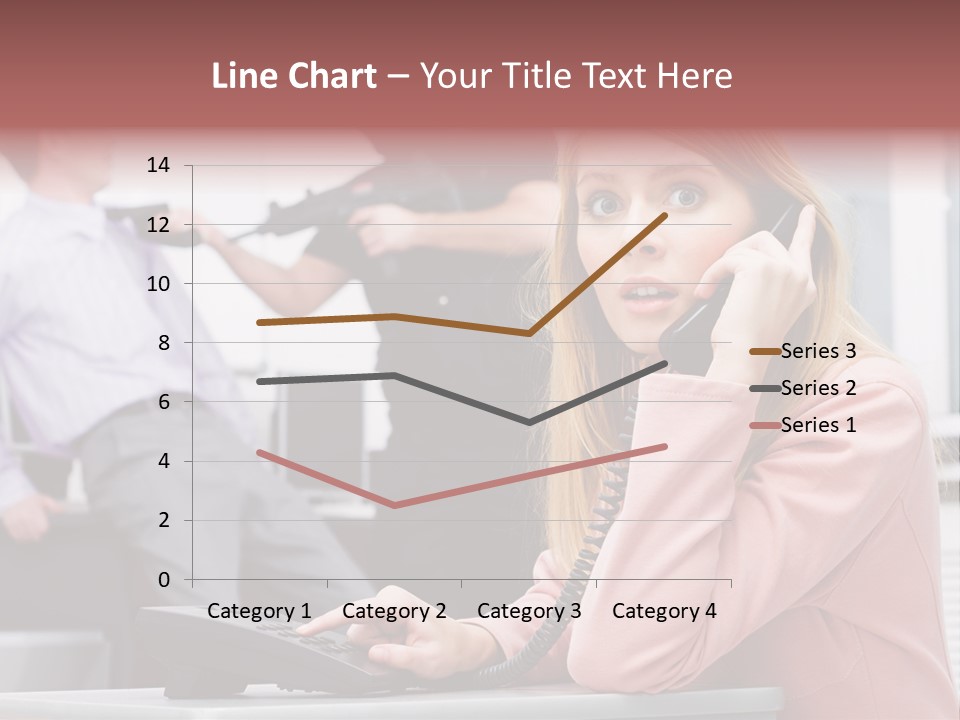 Telephone Armed People PowerPoint Template