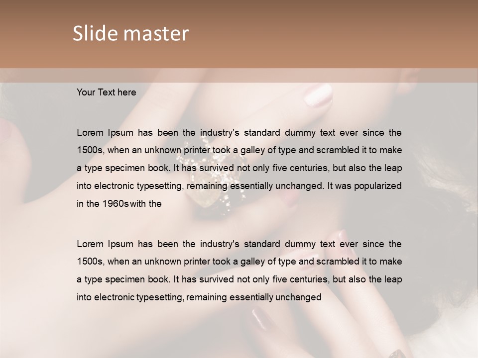 Elegance Gift Silver PowerPoint Template