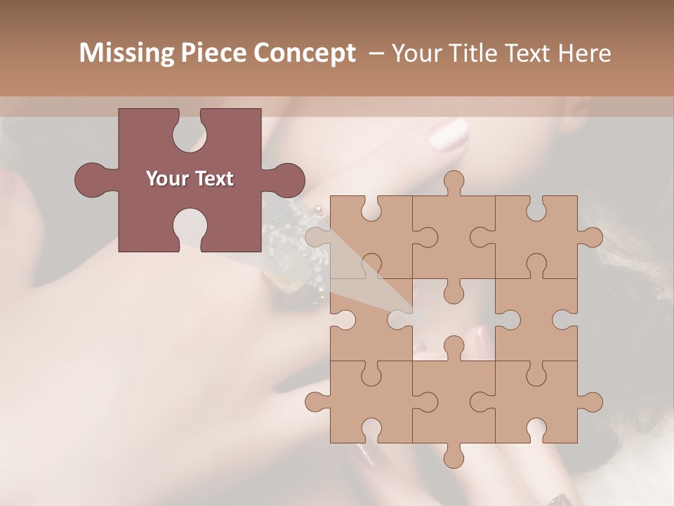 Elegance Gift Silver PowerPoint Template