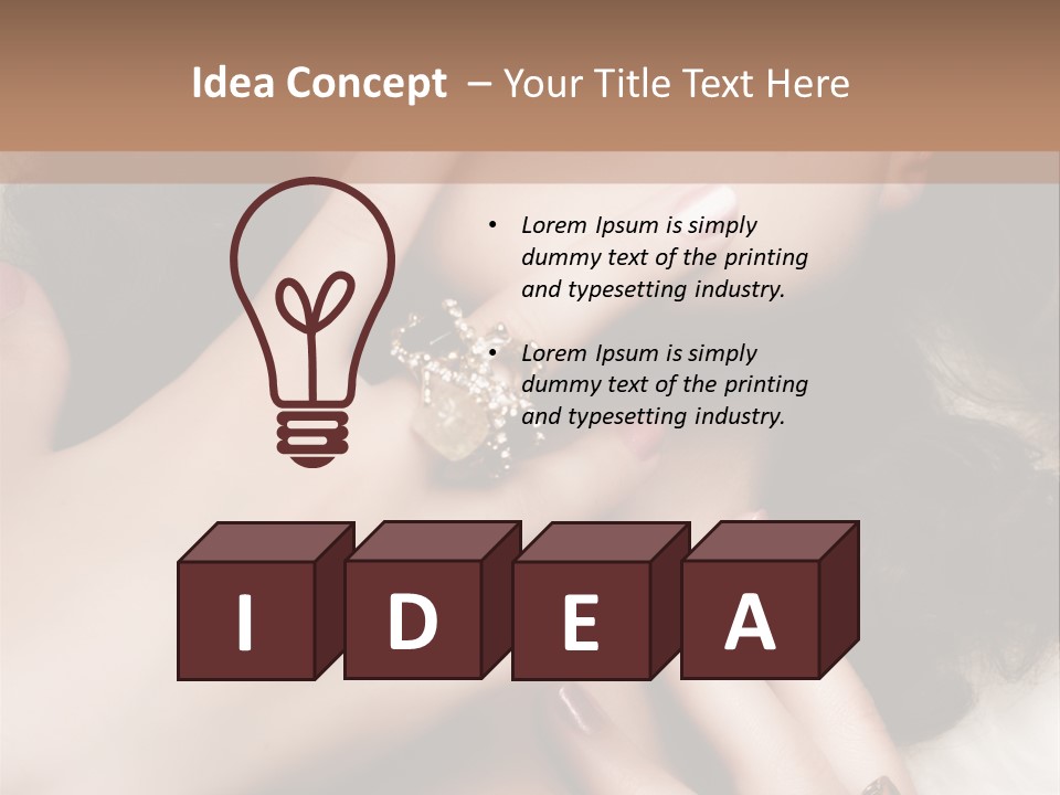 Elegance Gift Silver PowerPoint Template