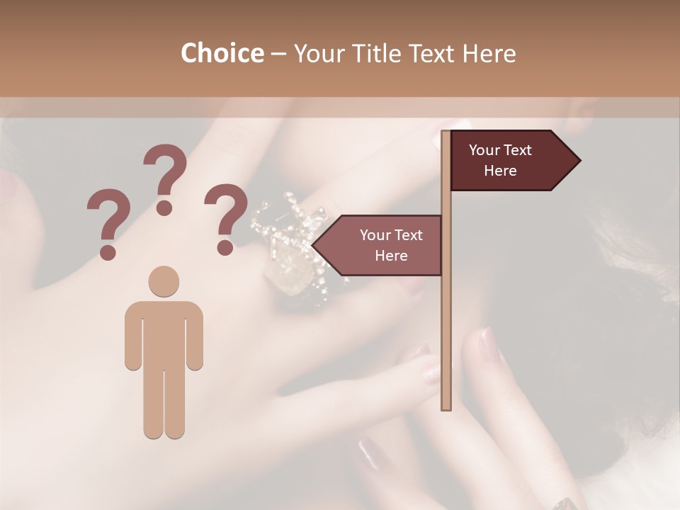 Elegance Gift Silver PowerPoint Template