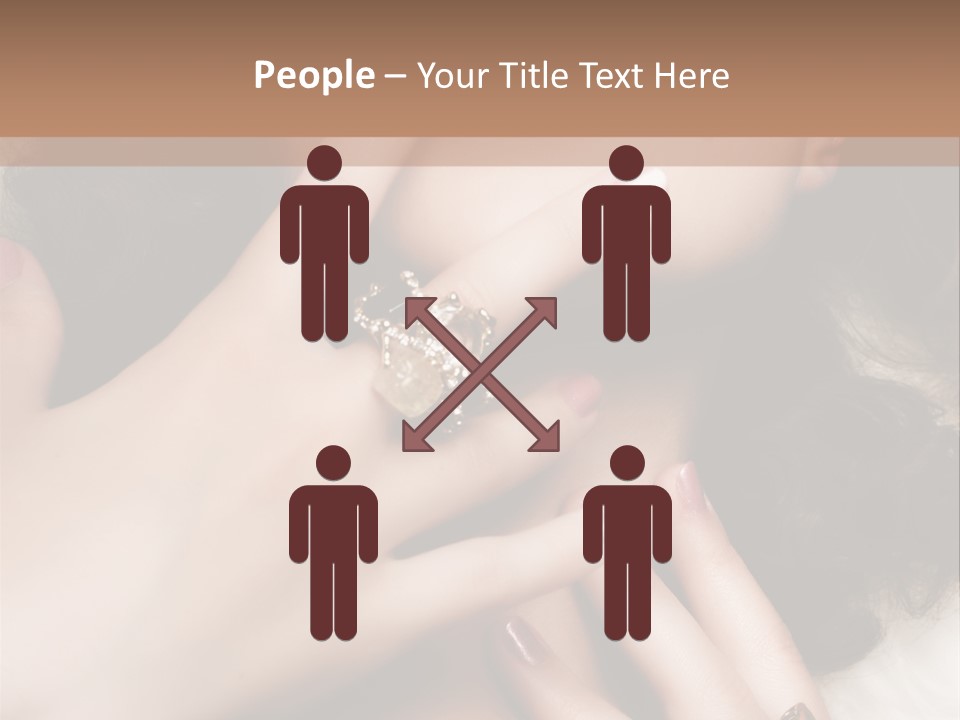 Elegance Gift Silver PowerPoint Template