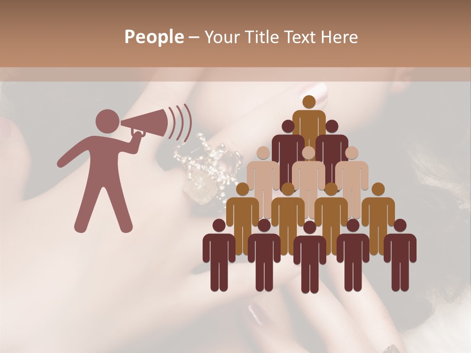 Elegance Gift Silver PowerPoint Template