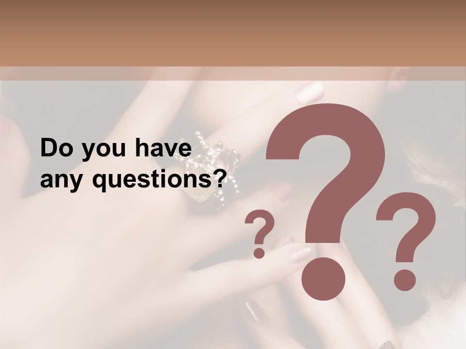 Elegance Gift Silver PowerPoint Template