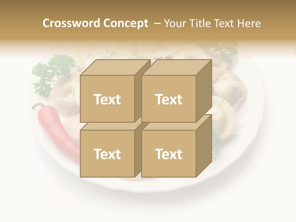 Taste Homemade Dish PowerPoint Template