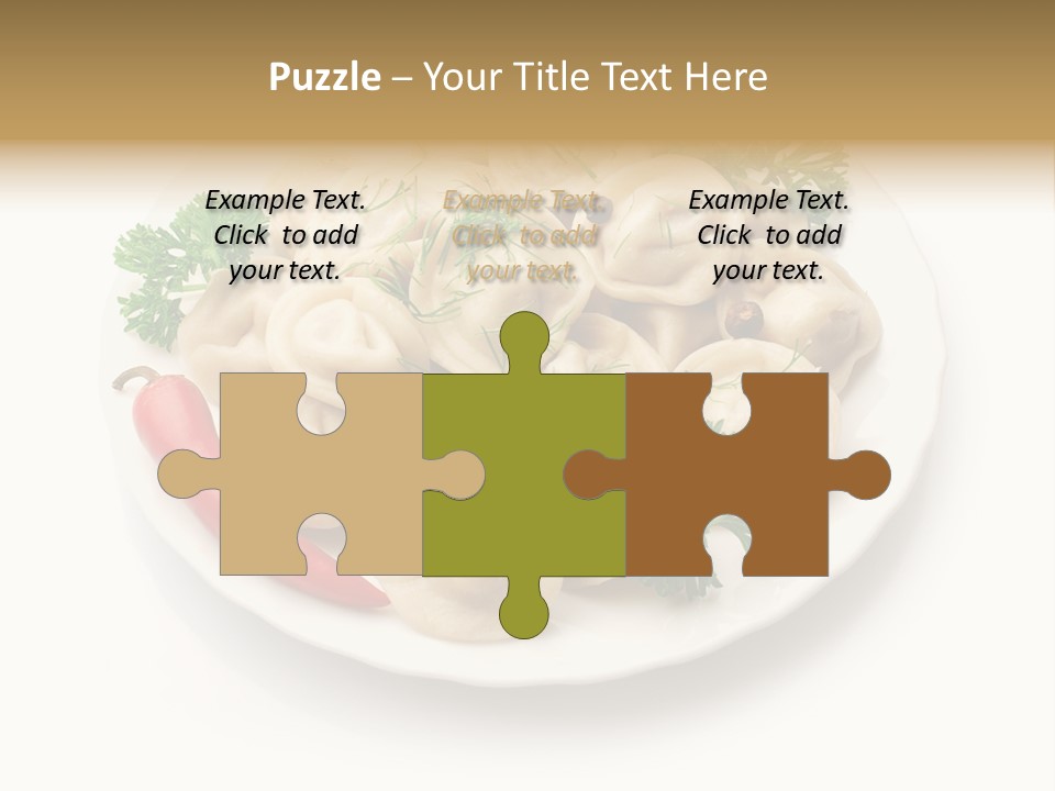 Taste Homemade Dish PowerPoint Template