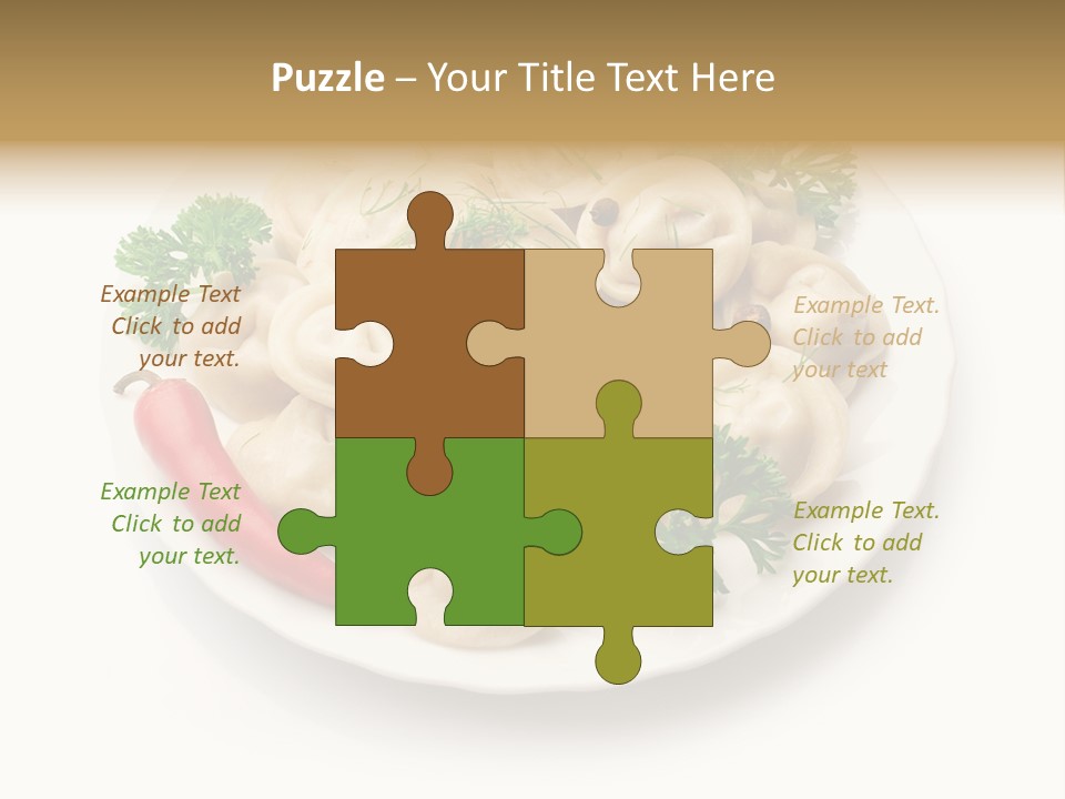 Taste Homemade Dish PowerPoint Template