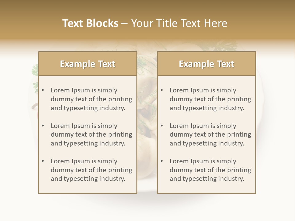 Taste Homemade Dish PowerPoint Template