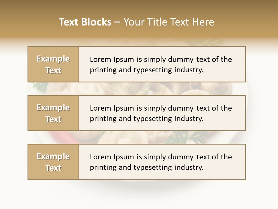 Taste Homemade Dish PowerPoint Template