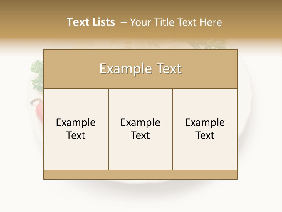 Taste Homemade Dish PowerPoint Template
