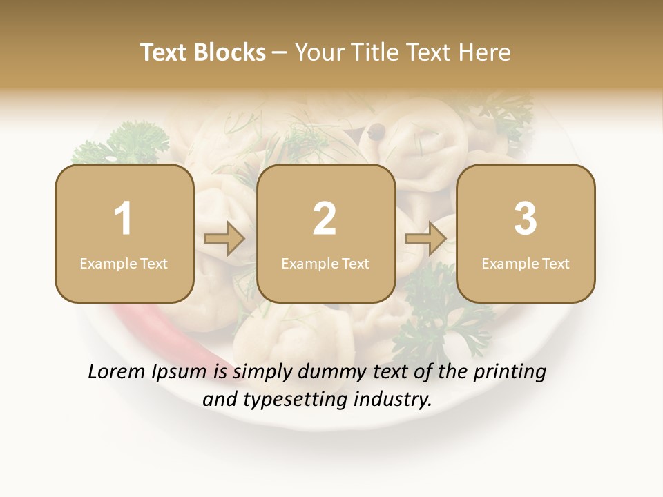 Taste Homemade Dish PowerPoint Template