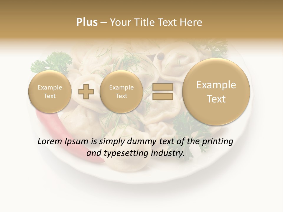 Taste Homemade Dish PowerPoint Template