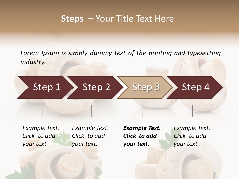 Peduncle Three Harvest PowerPoint Template