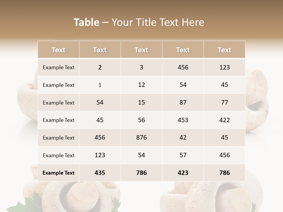 Peduncle Three Harvest PowerPoint Template