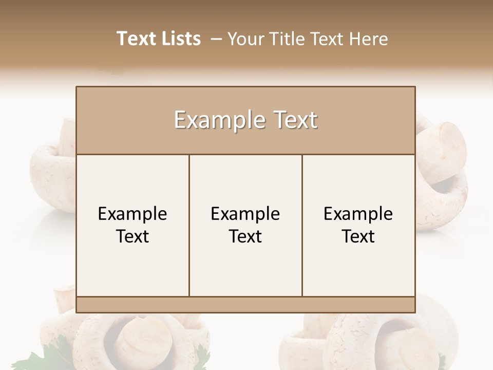 Peduncle Three Harvest PowerPoint Template