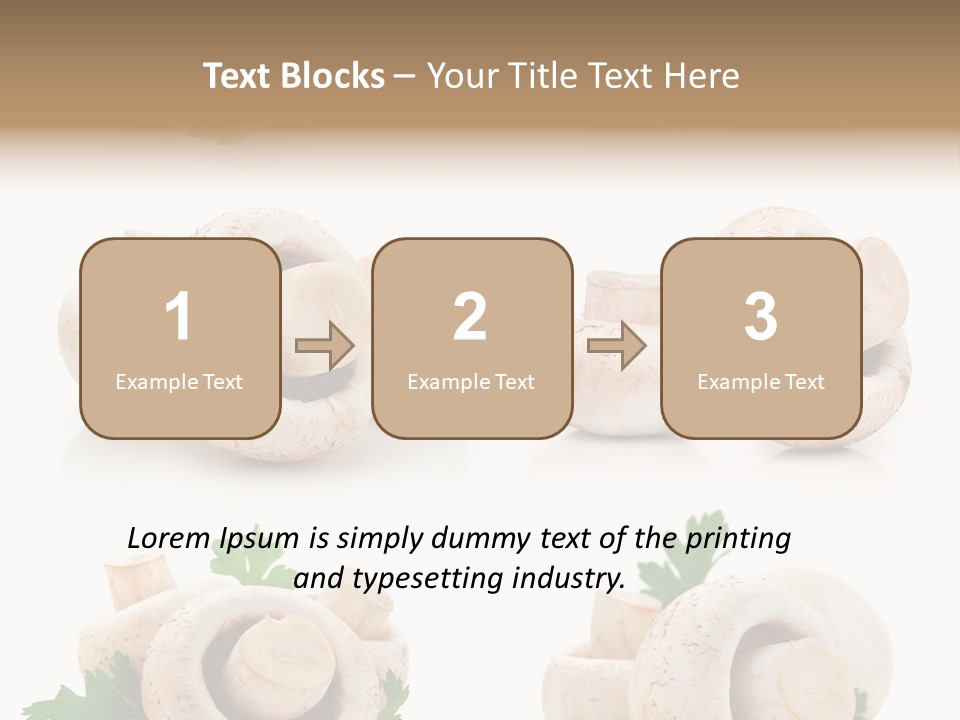 Peduncle Three Harvest PowerPoint Template