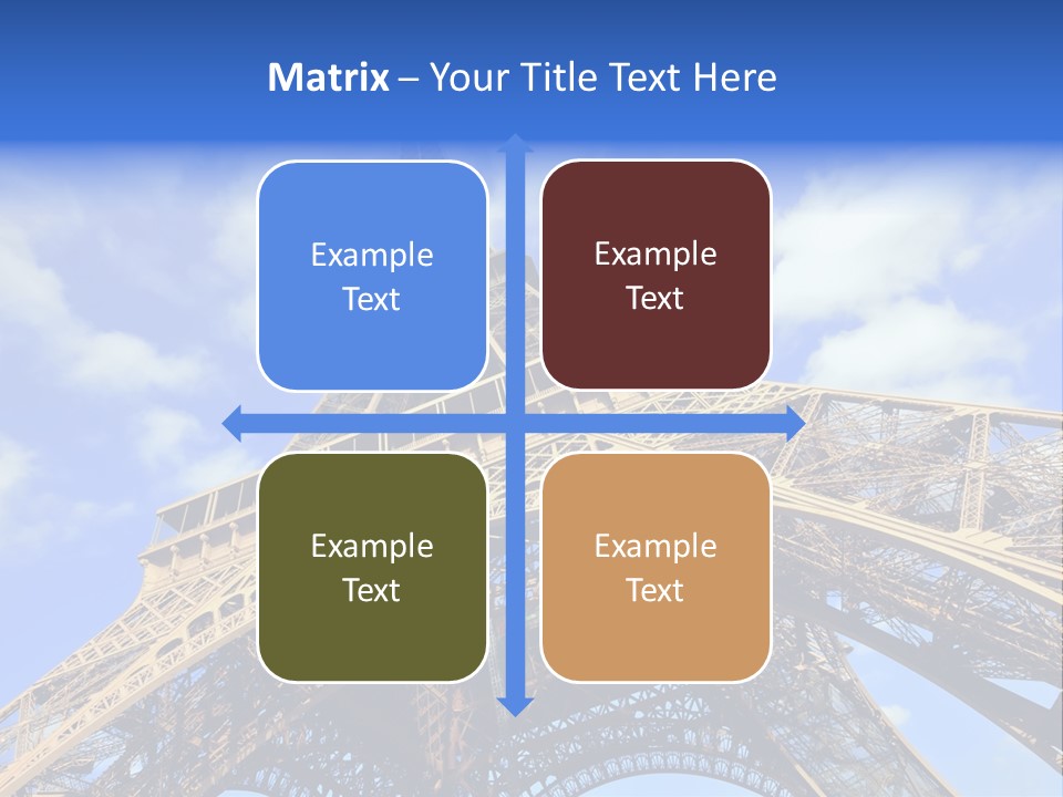 Paris Sky Travel PowerPoint Template