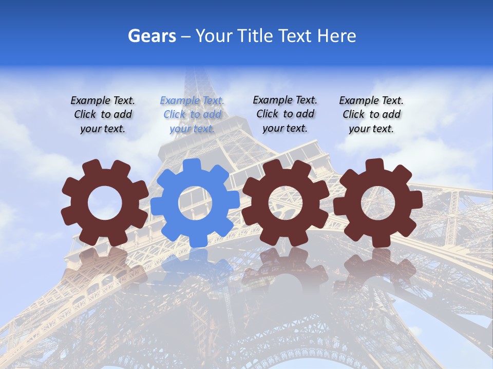 Paris Sky Travel PowerPoint Template