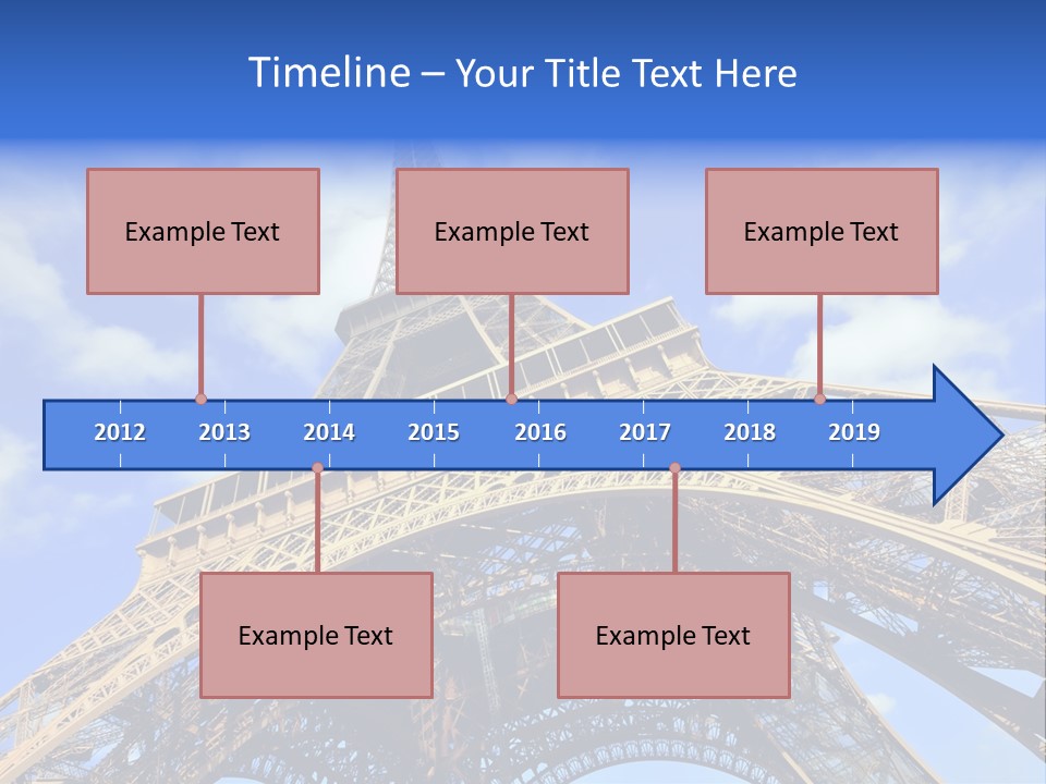 Paris Sky Travel PowerPoint Template