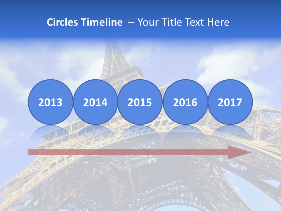 Paris Sky Travel PowerPoint Template