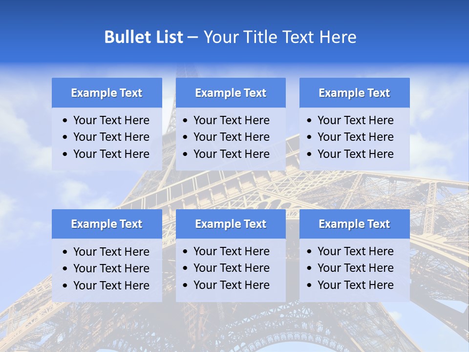 Paris Sky Travel PowerPoint Template