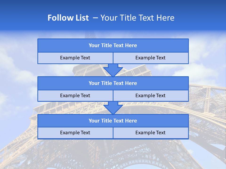 Paris Sky Travel PowerPoint Template