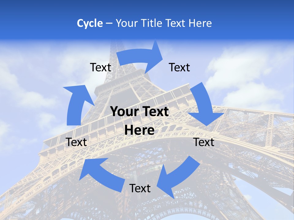 Paris Sky Travel PowerPoint Template