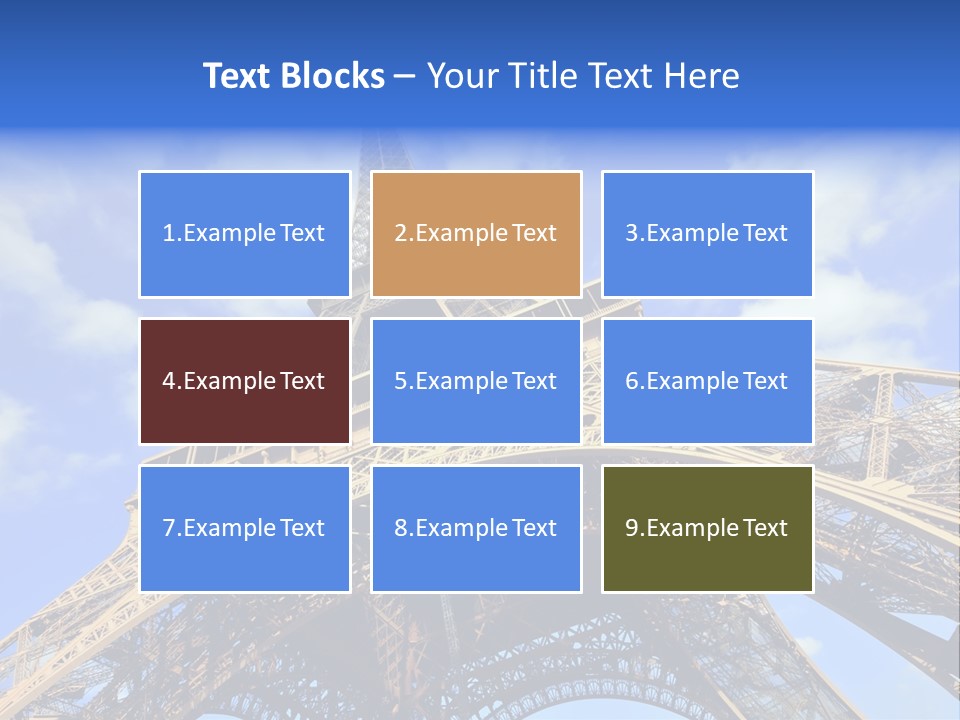 Paris Sky Travel PowerPoint Template