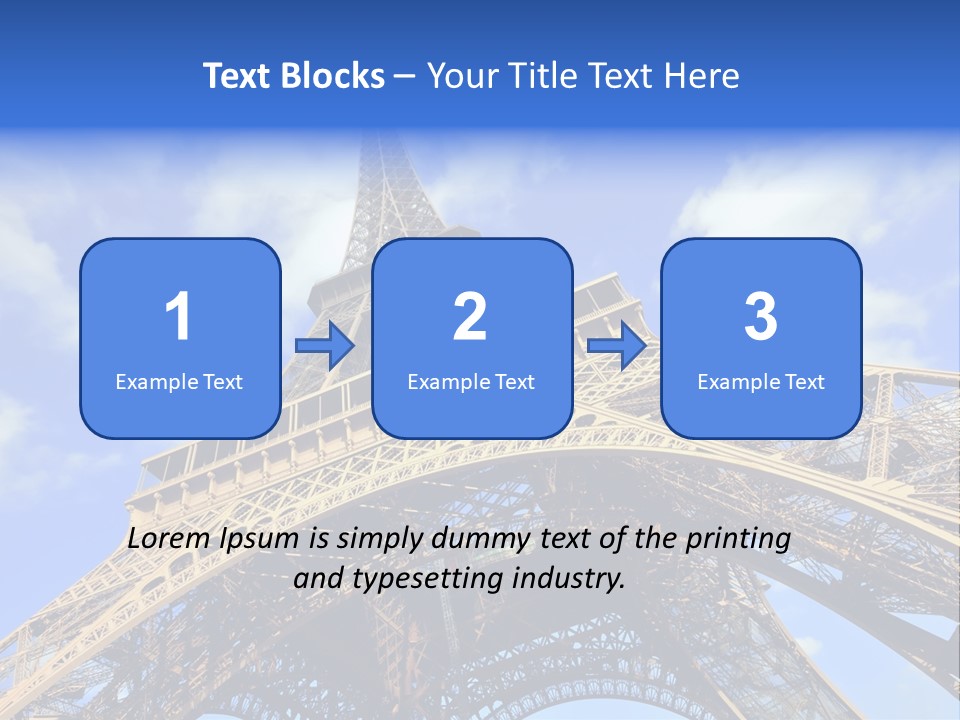 Paris Sky Travel PowerPoint Template