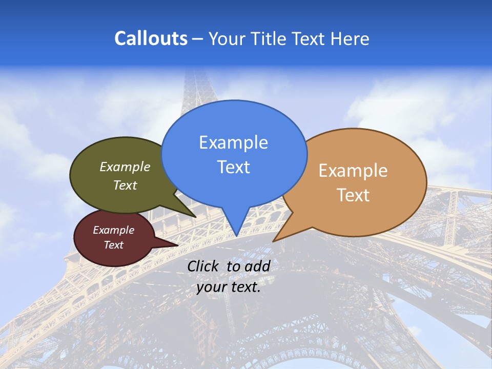 Paris Sky Travel PowerPoint Template