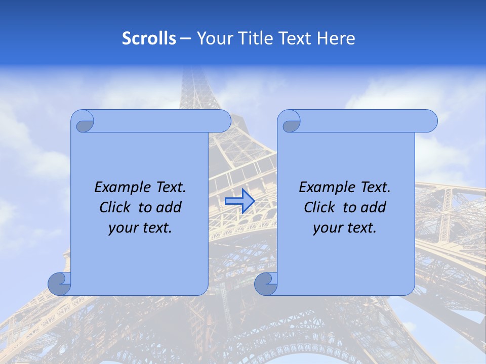 Paris Sky Travel PowerPoint Template
