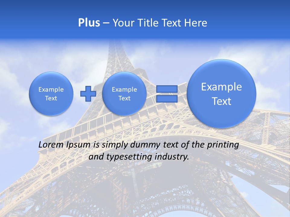 Paris Sky Travel PowerPoint Template