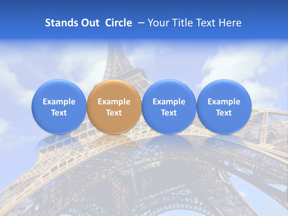 Paris Sky Travel PowerPoint Template