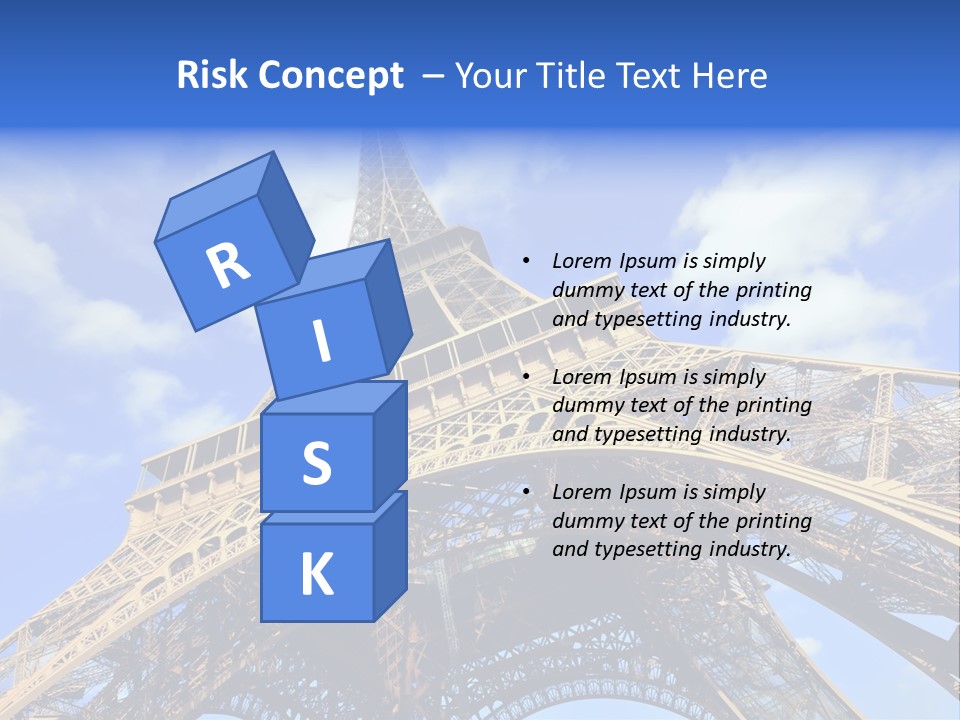 Paris Sky Travel PowerPoint Template