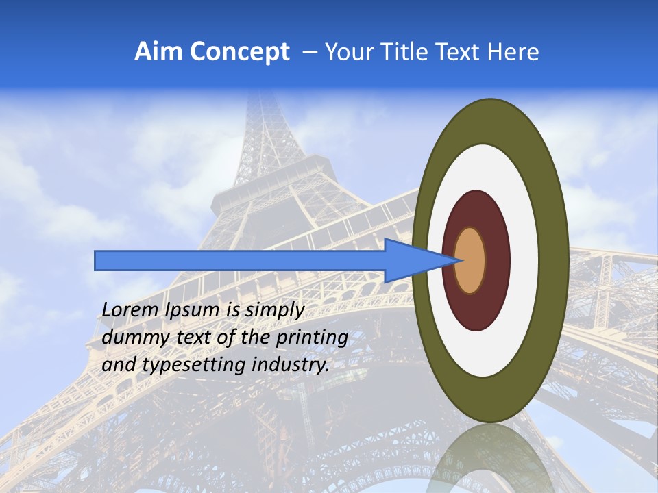 Paris Sky Travel PowerPoint Template