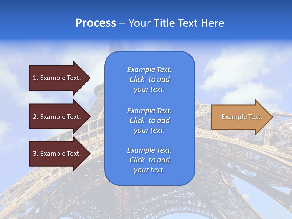 Paris Sky Travel PowerPoint Template