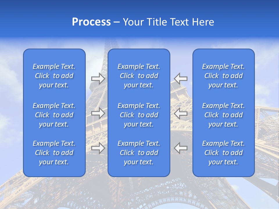 Paris Sky Travel PowerPoint Template